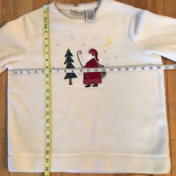ugly fleece Christmas sweater sz S - Picture 3 of 6